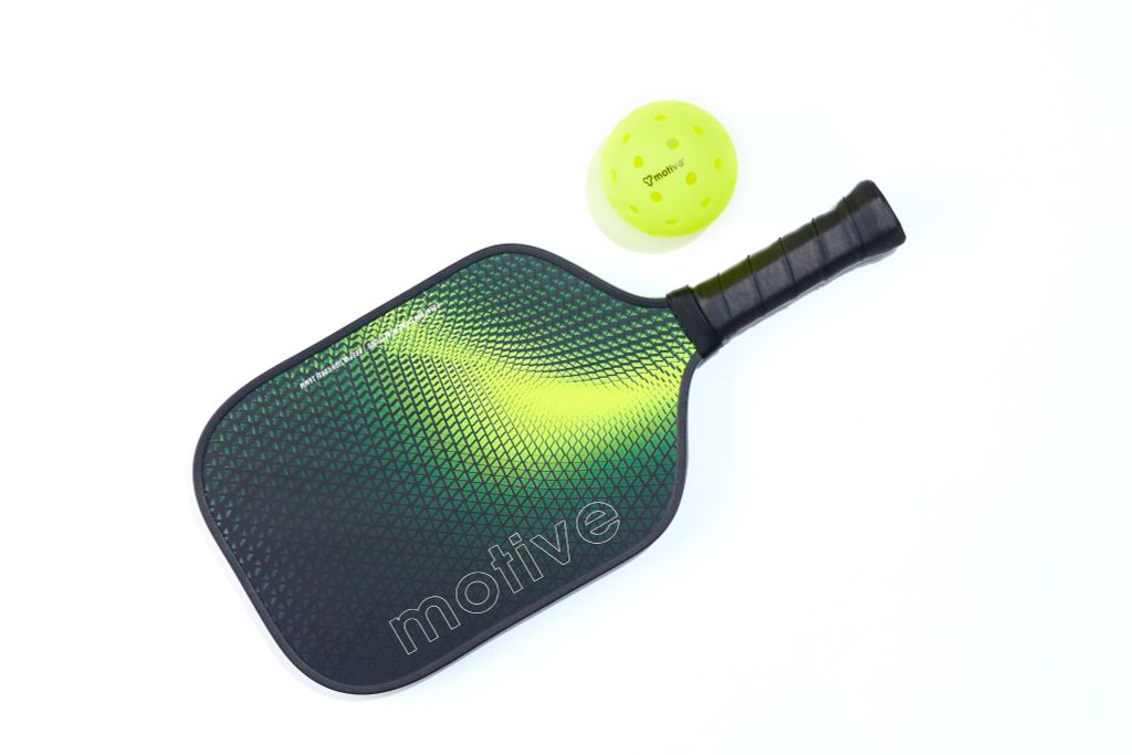 Vợt Sợi Thủy Tinh Pickleball màu Đen/Xanh lá Motive