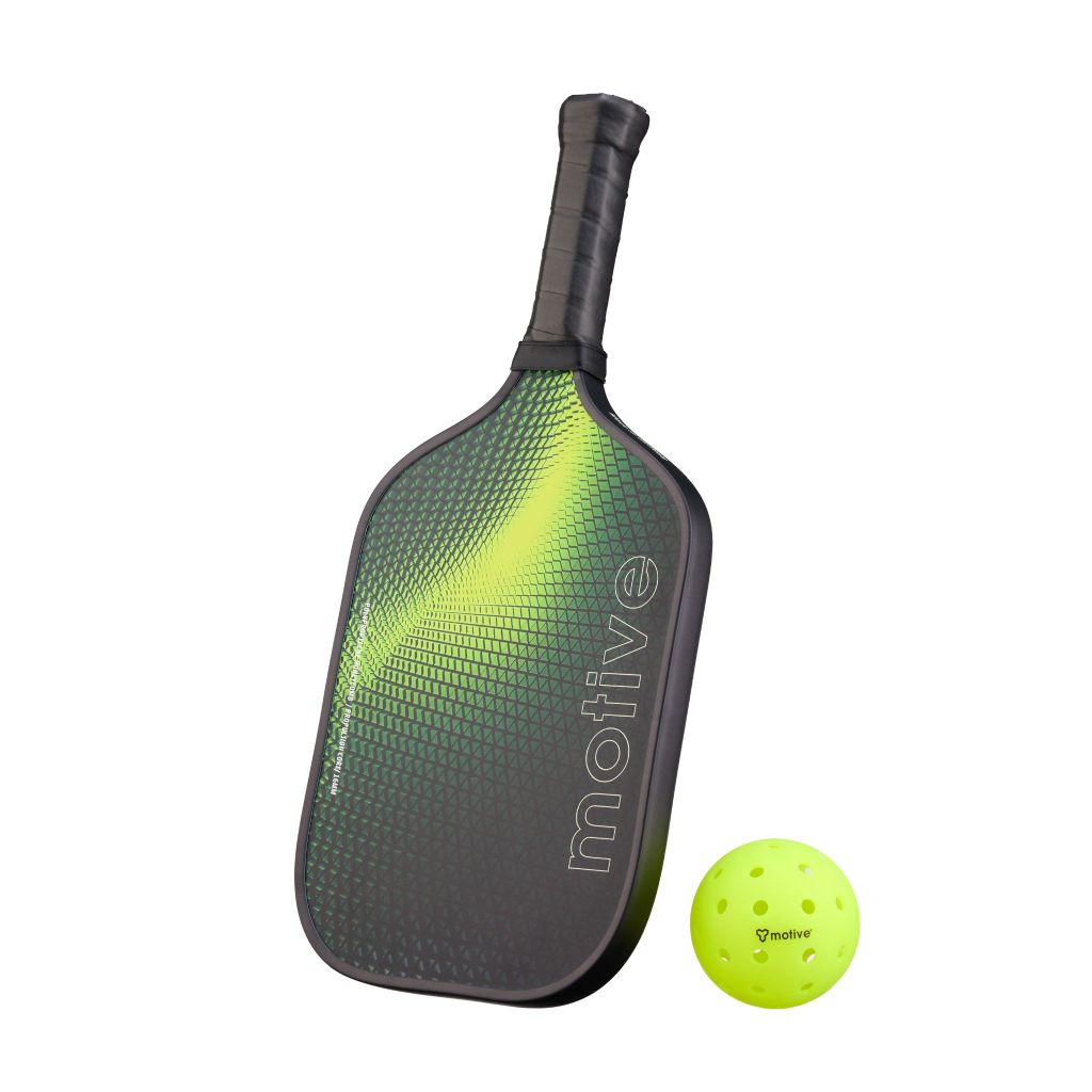 Vợt Sợi Thủy Tinh Pickleball màu Đen/Xanh lá Motive