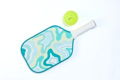 Vợt Sợi Thủy Tinh Pickleball màu Trắng/Xanh Motive