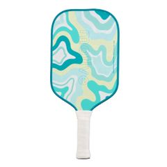Vợt Sợi Thủy Tinh Pickleball màu Trắng/Xanh Motive