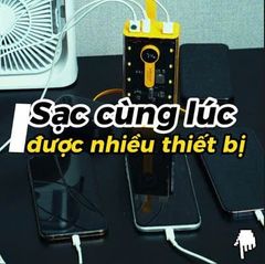 Pin Sạc Dự Phòng 20.000mAh 120W - Trong Suốt, Sạc Siêu Nhanh