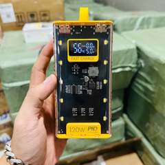Pin Sạc Dự Phòng 20.000mAh 120W - Trong Suốt, Sạc Siêu Nhanh