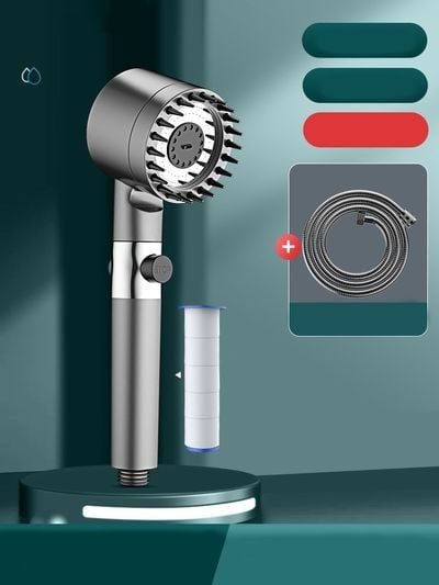 Vòi Hoa Sen Tăng Áp 4 Trong 1 - Tia Nước Siêu Mạnh Mẽ