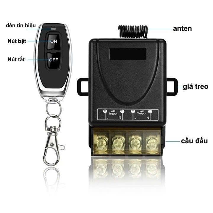 Công Tắc Điều Khiển Từ Xa 100M Công Suất Đến 3000W