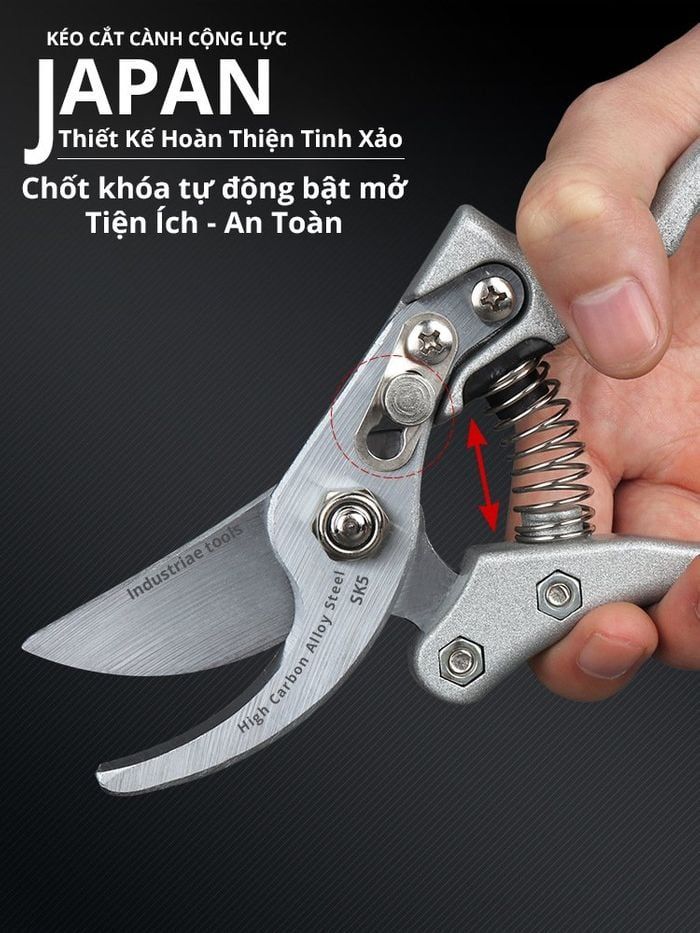 Kéo Cắt Cành Cộng Lực SK5 Siêu Sắc Bén