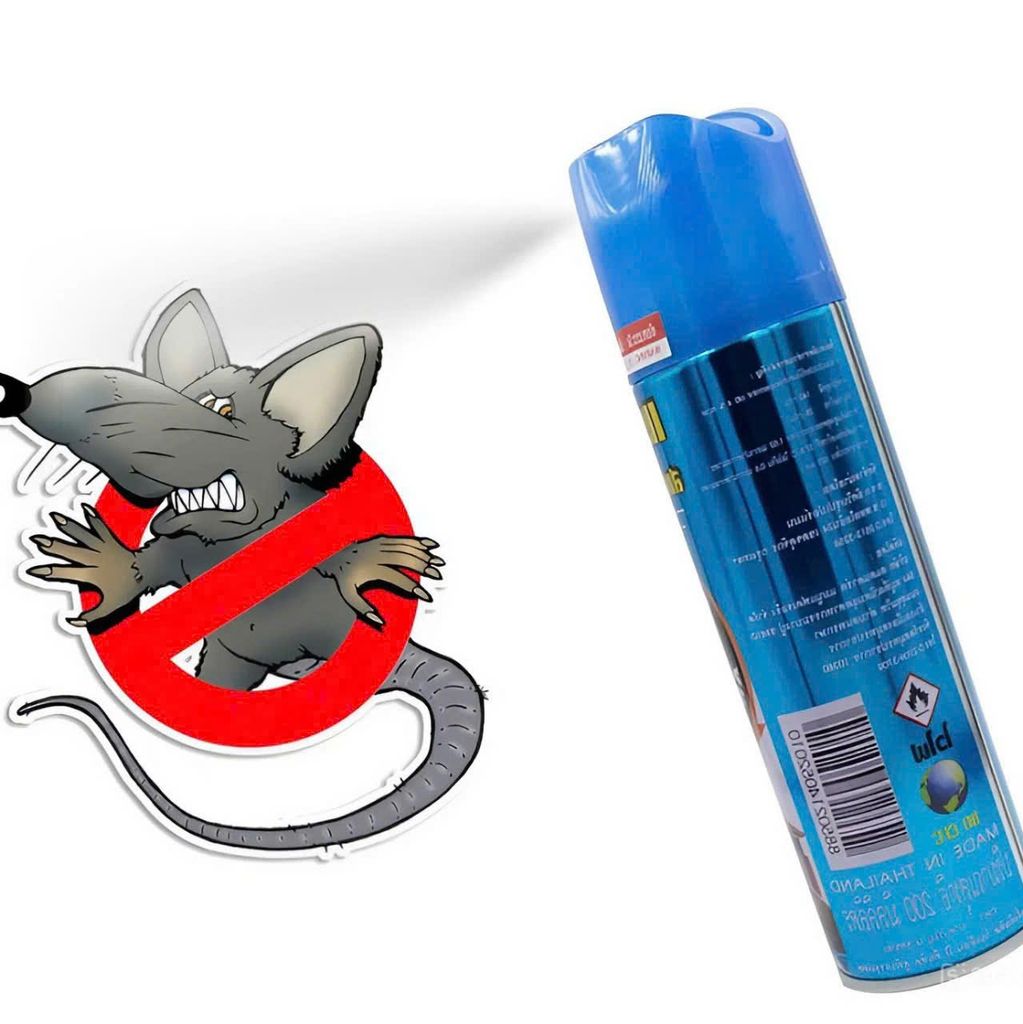 Bình Xịt Đuổi Chuột Thái Lan Siêu Hiệu Quả - Khiến Lũ Chuột Phải Khóc Thét