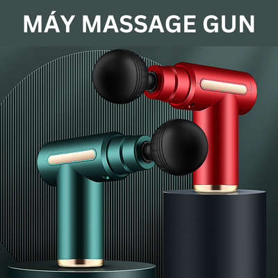 Máy Massage Cầm Tay 4 Đầu 6 Chế Độ Đa Năng - Xua Tan Đau Nhứt Đánh Bay Mệt Mỏi