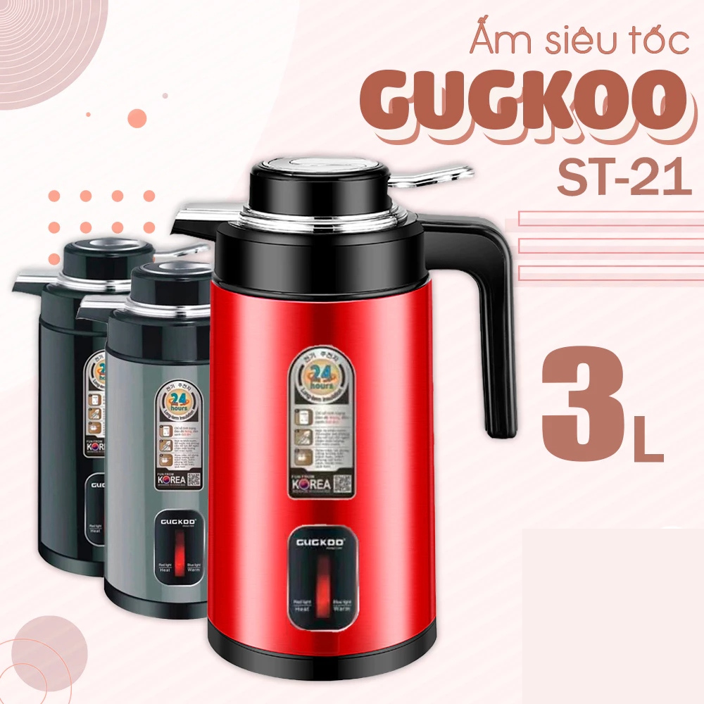 Ấm Siêu Tốc CUCKOO Kiêm Giữ Nhiệt 2 Trong 1