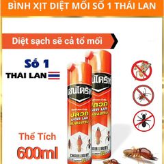 Bình Xịt Diệt Mối Thái Lan - Diệt Sạch Tổ Mối Nhanh Chóng