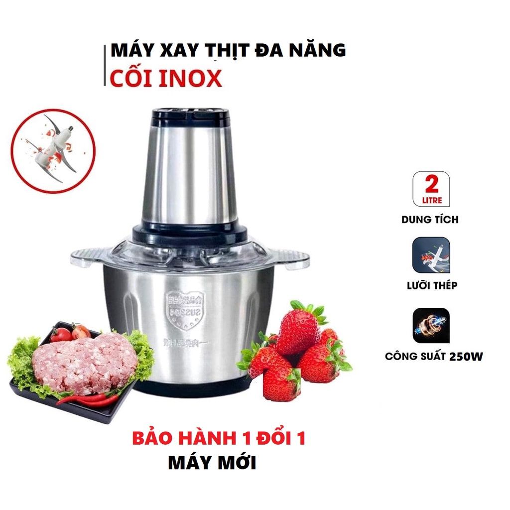 Máy Xay Thịt Inox Đa Năng Cao Cấp Công Nghệ Nhật Bản