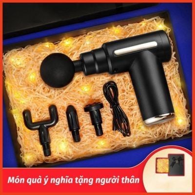 Máy Massage Cầm Tay 4 Đầu 6 Chế Độ Đa Năng - Xua Tan Đau Nhứt Đánh Bay Mệt Mỏi