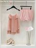 Áo 2 dây ren hoa dáng babydoll viền ren - HỒNG - L12