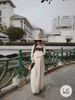 Váy maxi 2 dây dáng suông dài phối ren HOT - K101