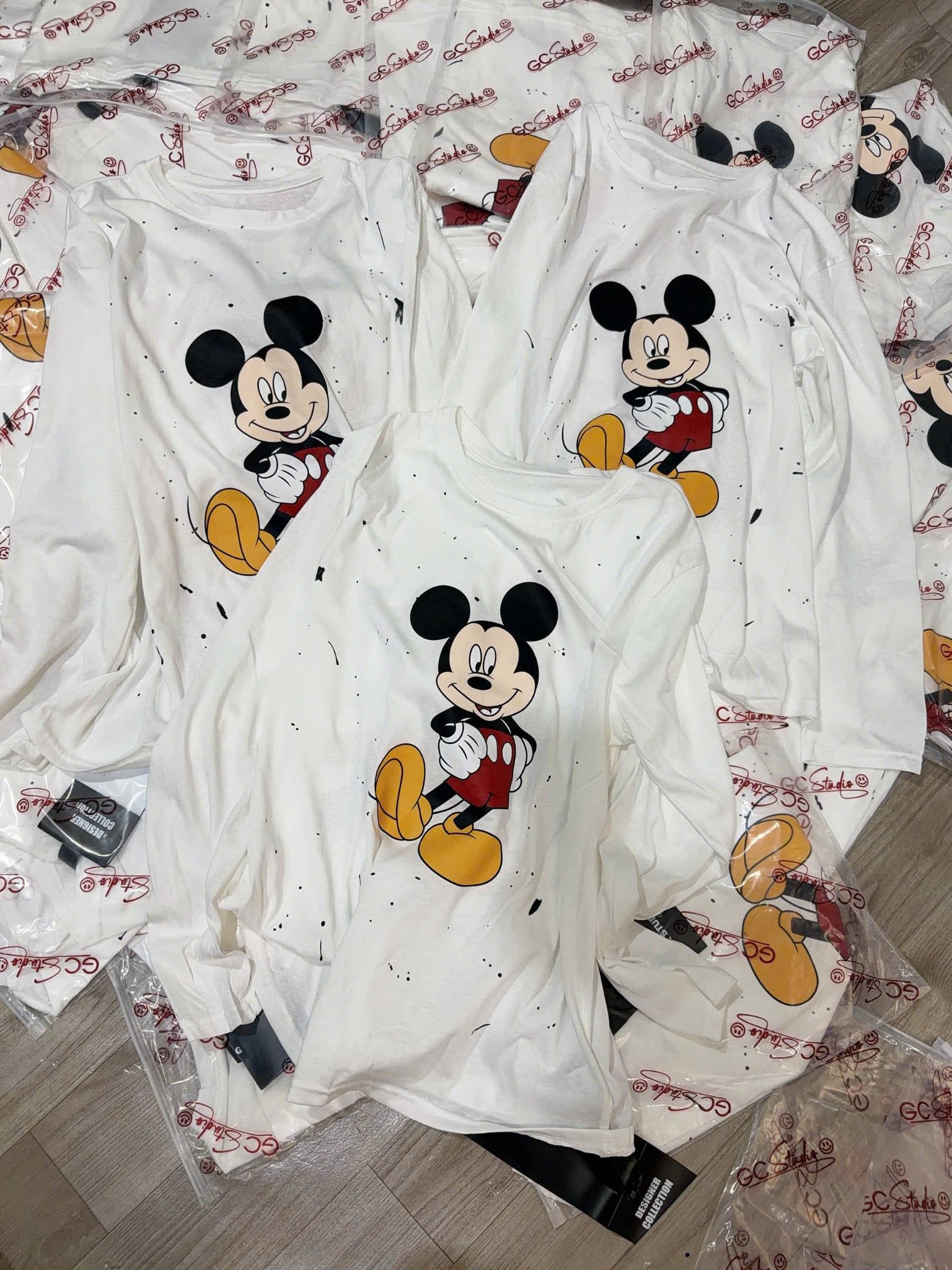  Áo thun giấy tay dài in hình MICKEY siêu hot - V104 