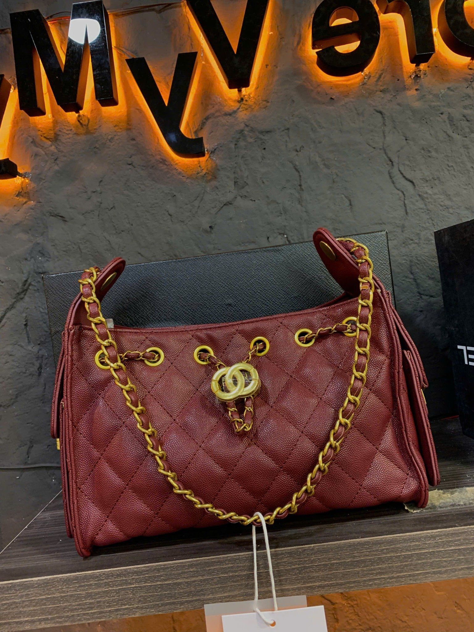  Túi xách dáng hộp 2 bên size 28 da mềm siêu đẹp - ĐỎ - T11 