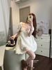  Váy babydoll thêu hoa nổi tiểu thư sang chảnh - V243 
