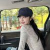 Mũ nồi thời trang cũ phong cách cao bồi màu xanh đậm - C23