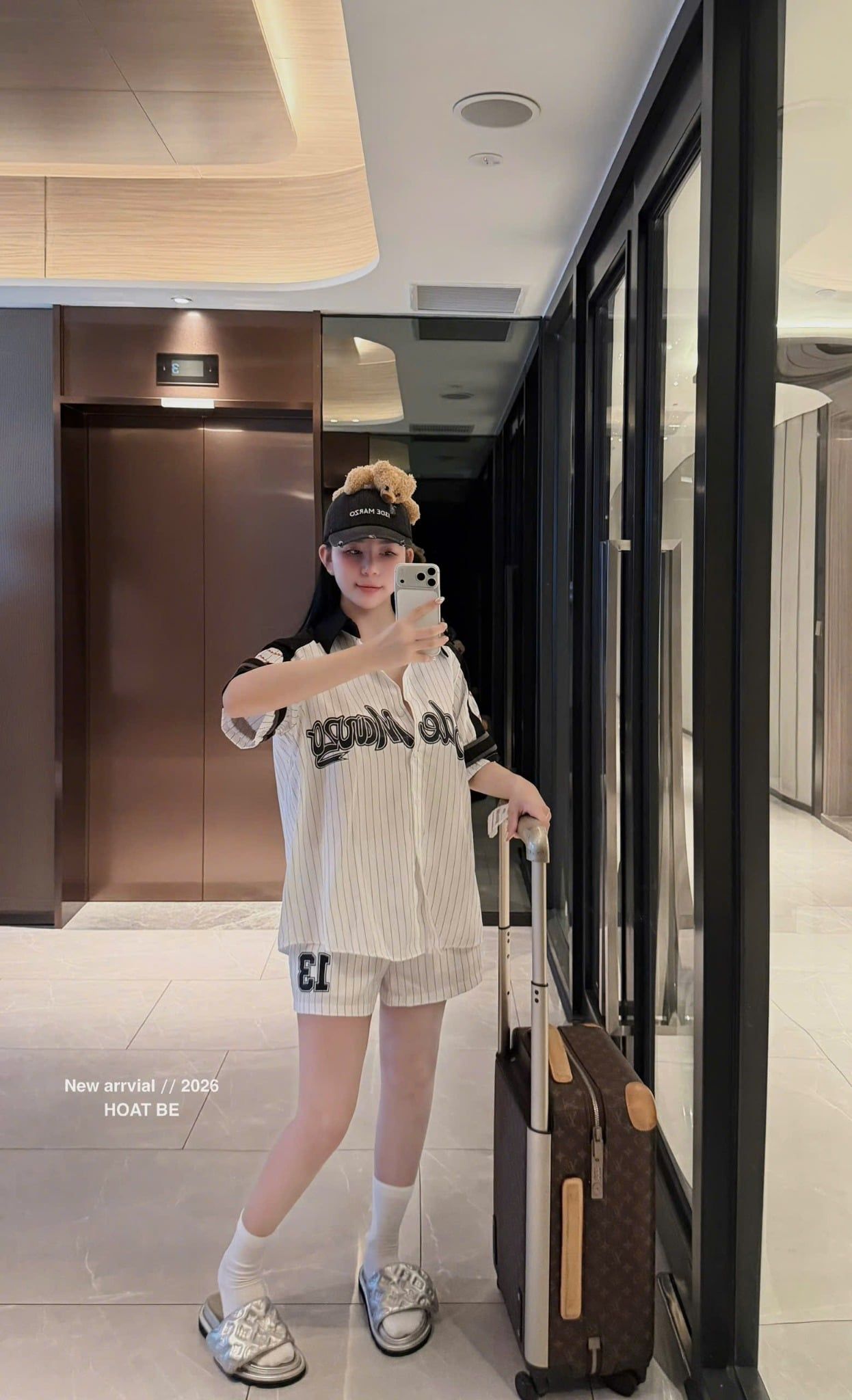  Set áo sơ mi kẻ cổ bẻ 13D mix quần short phong cách - K203 