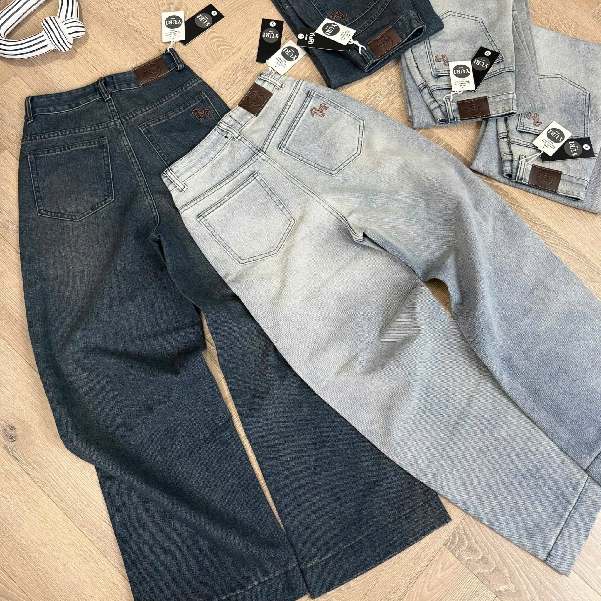  Quần jean basic ống suông mẫu mới - ĐẬM - K280 (EO S<64, M< 66,68, L<70,72 ) 