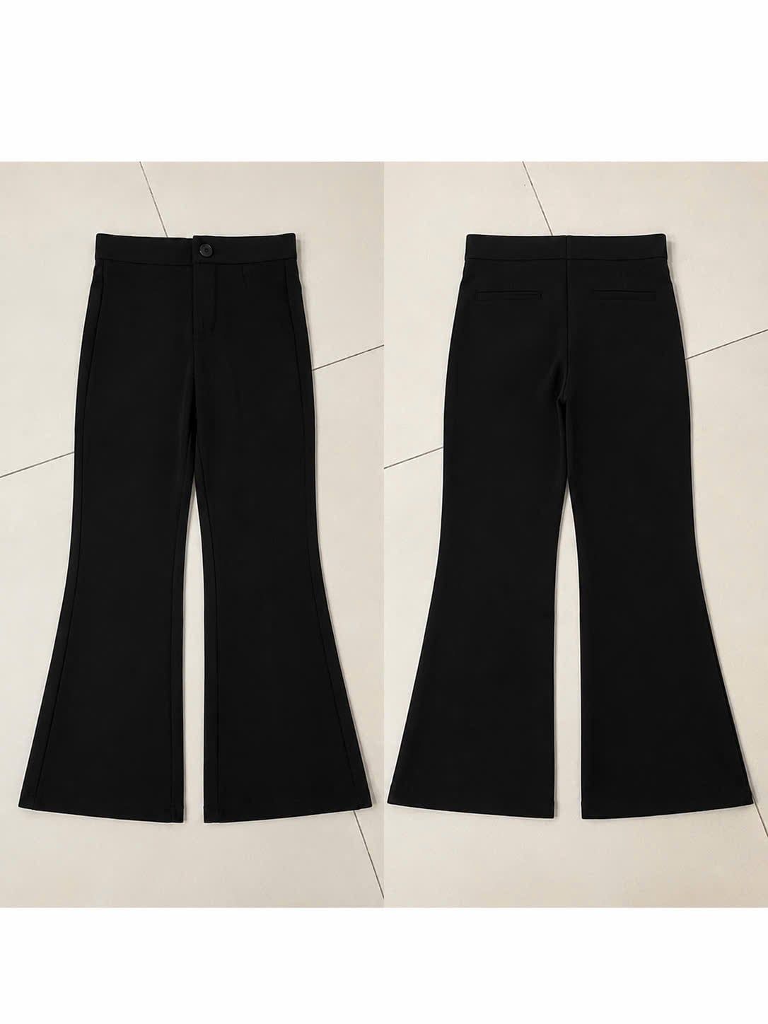  Quần 9 tấc ống loe nhẹ - V15 (EO S<68, M<72, L<76) ( Chiều dài 85cm ) 
