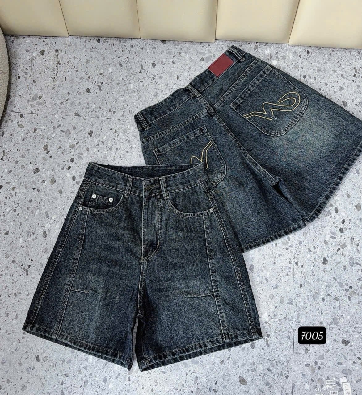  Quần jean ngố nữ co giãn - K109 (EO S<66, M<70, L<74) 