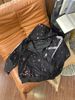  Áo khoác nỉ Hoodie Zip form rộng sọc tay full hoạ tiết lưng ĐEN - E92 