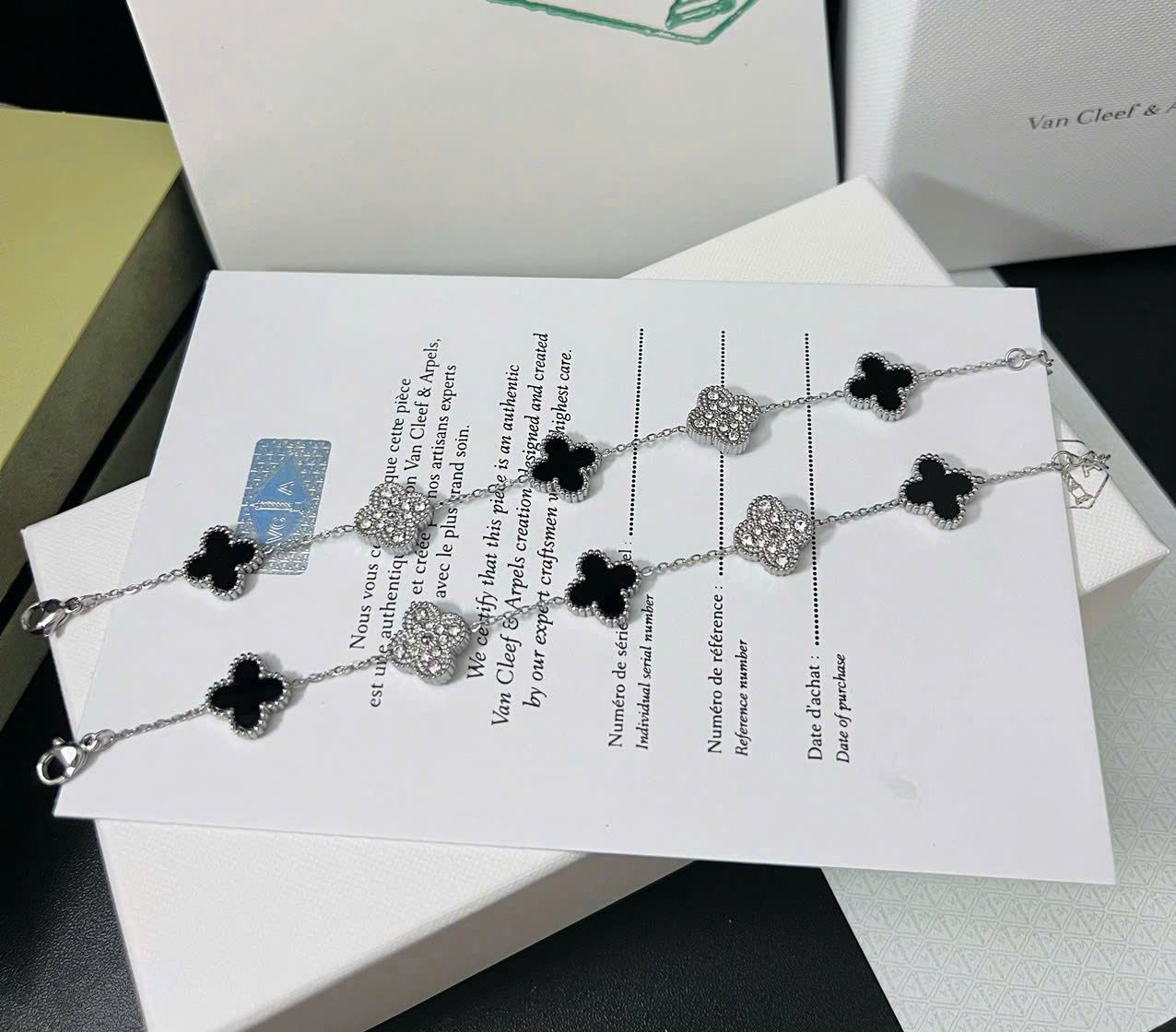  LẮC TAY CỎ 4 LÁ - BẠC - PK1 