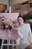  Đầm ren cổ tròn tay dài chiếc eo dáng A tôn dáng - TRẮNG - Z151 (EO S<68, M<72) 