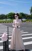 Set áo cổ yếm fix dáng mix chân váy dáng dài siêu hot - V130