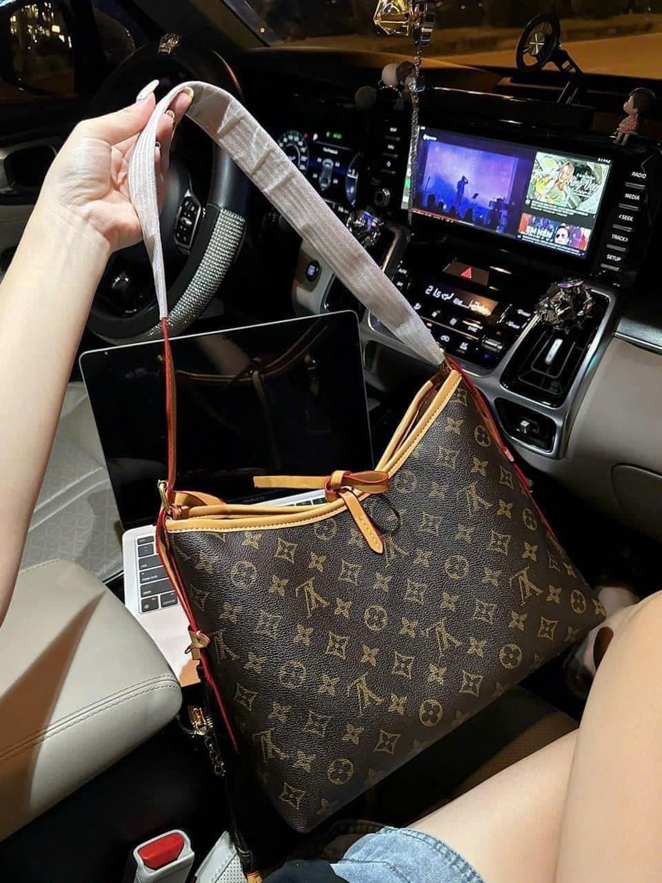  Túi xách LV form lớn tặng kèm bóp mini chất da xịn xò - N196 