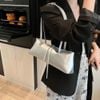 Túi đeo vai dung tích lớn chất da PU phong cách - BẠC - N101 T18