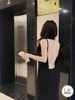  Đầm 2 dây suông hở lưng họa tiết MÔI - ĐEN - K36 