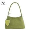 Túi kẹp nách tote chất da lộn tằng kèm túi da nhỏ - XANH - C267 T29