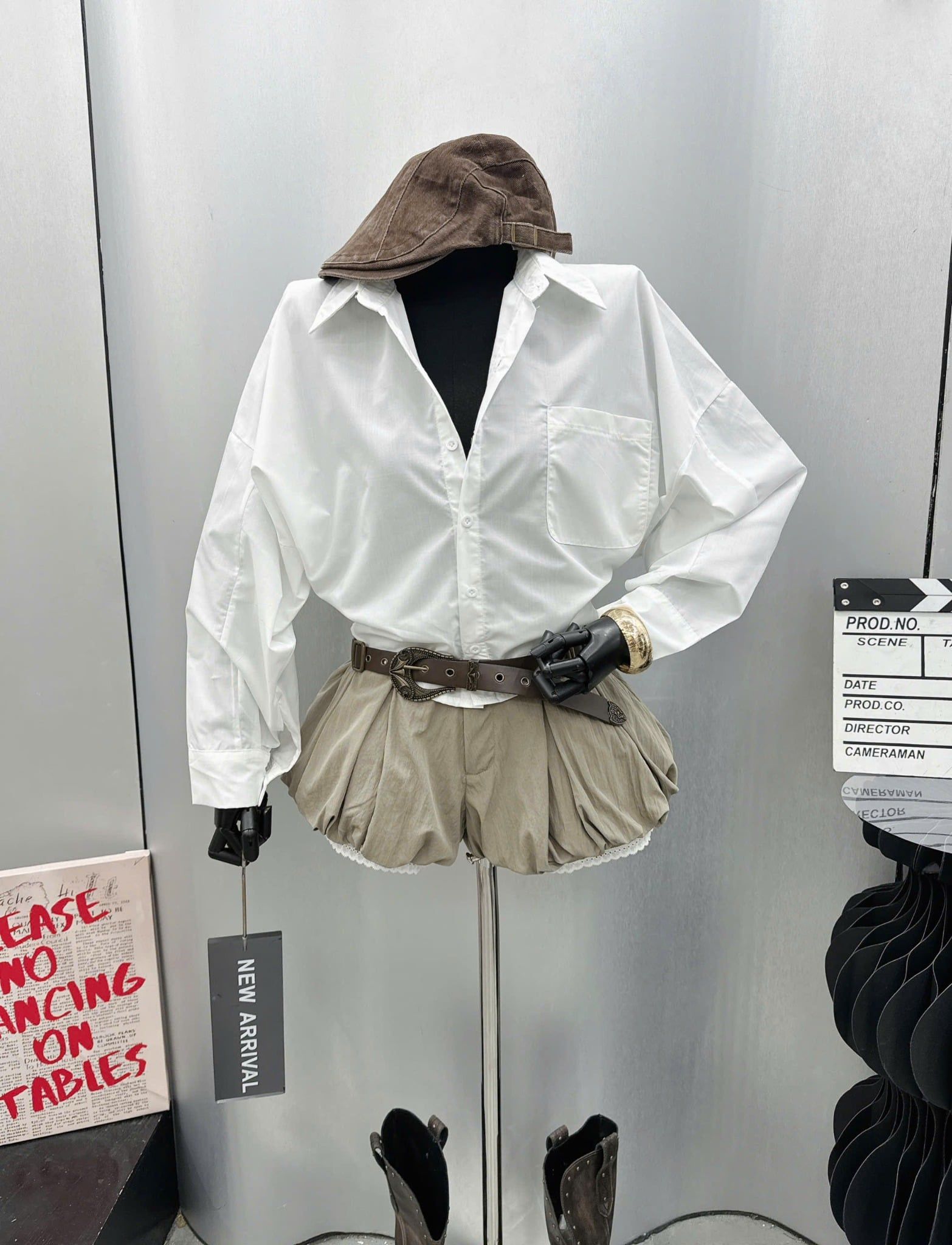  Áo sơ mi form rộng cột dây kiểu hàn quốc - R189 (0) 