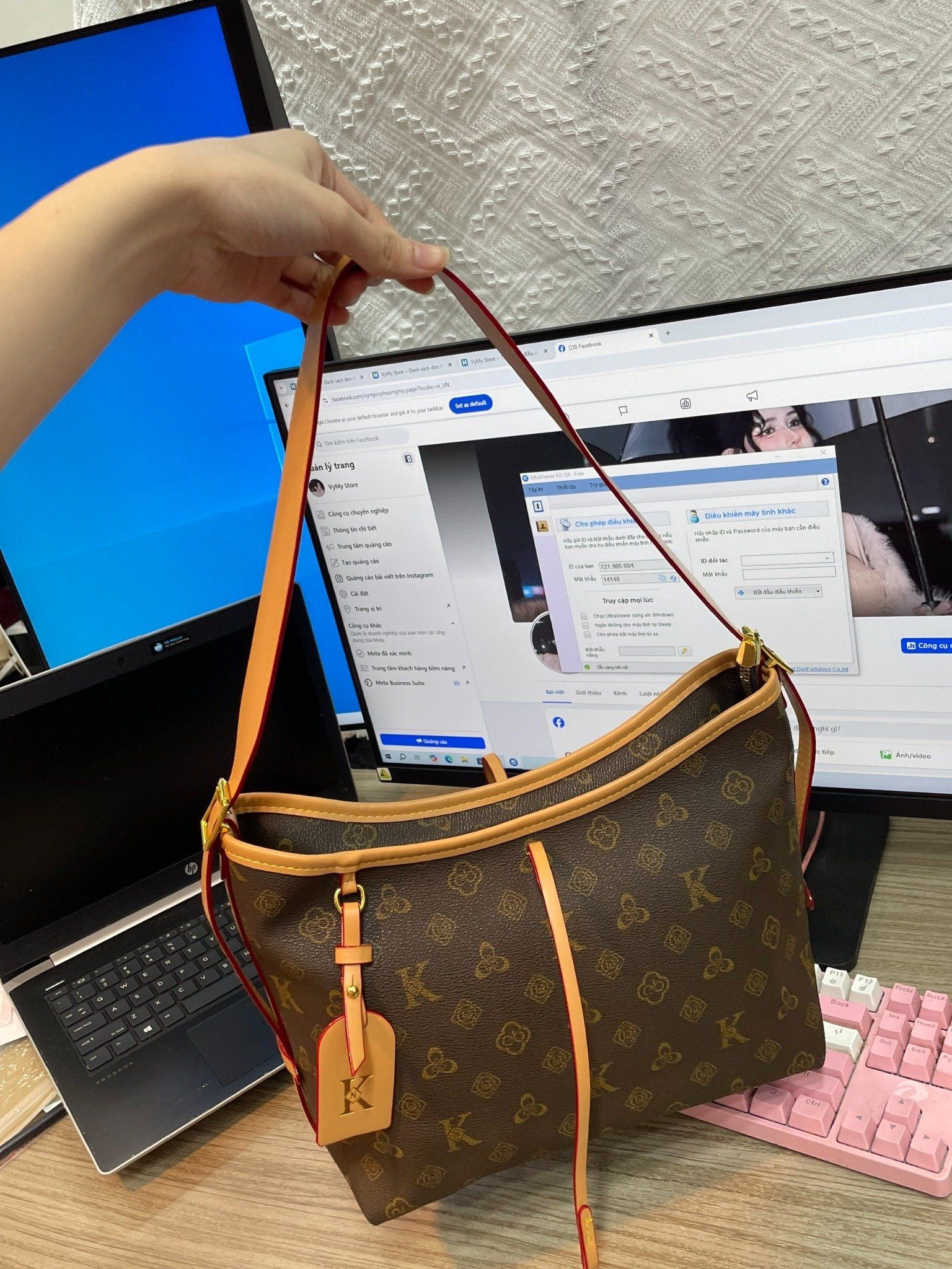  Túi xách họa tiết LV phiên bản mới - G81 