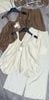  Set hai món áo hai dây form babydoll mix quần suông dáng dài - NÂU - H63 