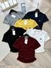 Áo thun cổ tim nhún eo ALO siêu hot - XÁM - T671