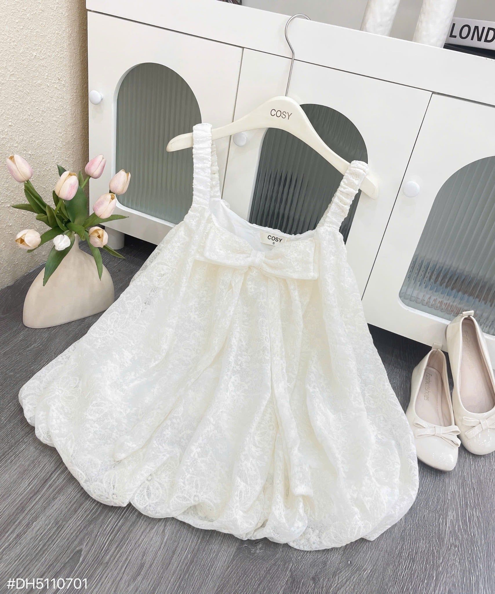  Váy babydoll dáng bồng ren đúp 2 lớp MPB - Q168 