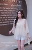 Set áo hai dây trong mĩ áo voan tơ nhũ bóng form babydoll cổ v xếp ly ngực cột nơ mix quần short - R356  (eo S<68, M<72)