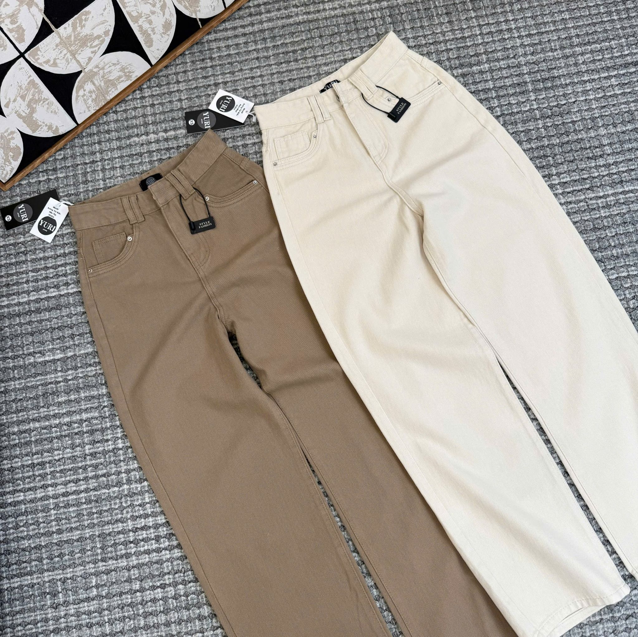  Quần suông trơn kaki dáng dài form BASIC - BE - A303 (EO S<64, M<68, L<72) d25 