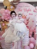  Váy đi tiệc thiết kế trễ vai bồng rộng công chúa tiểu thư - E11 