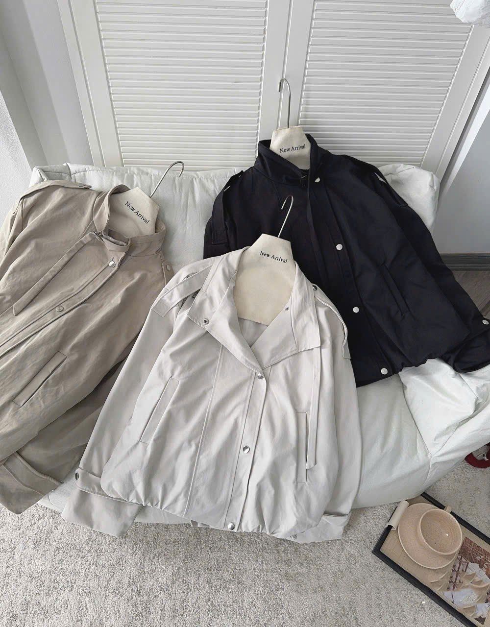  Áo khoác bomber gió đúp lót 2 lớp cao cấp - ĐEN - E268 ( DƯỚI 60KG ) 