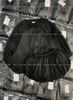 Set bộ babydoll tay bồng cổ đính ngọc mix chân váy tùng bí hai lớp - ĐEN - C51