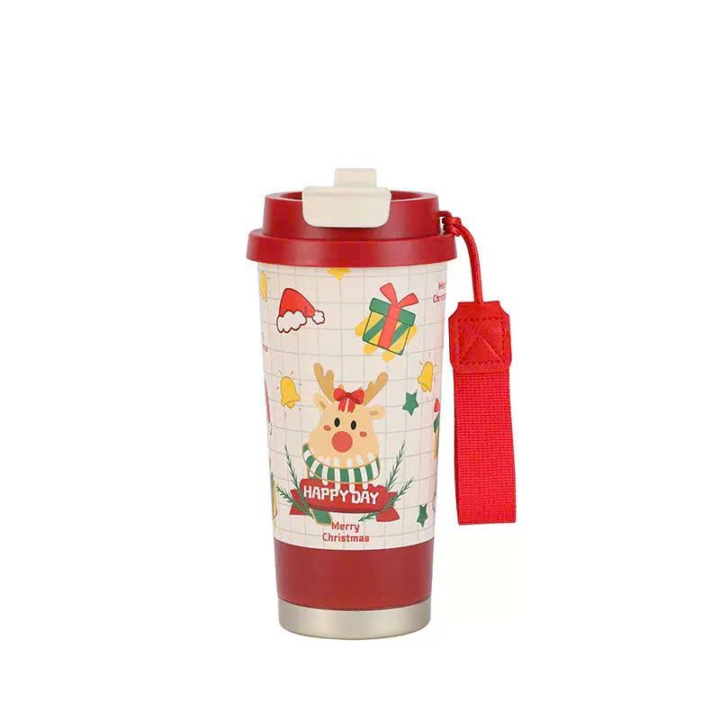  Ly giữ nhiệt thể tích 500L họa tiết - TUẦN LỘC NẮP ĐỎ - L1 