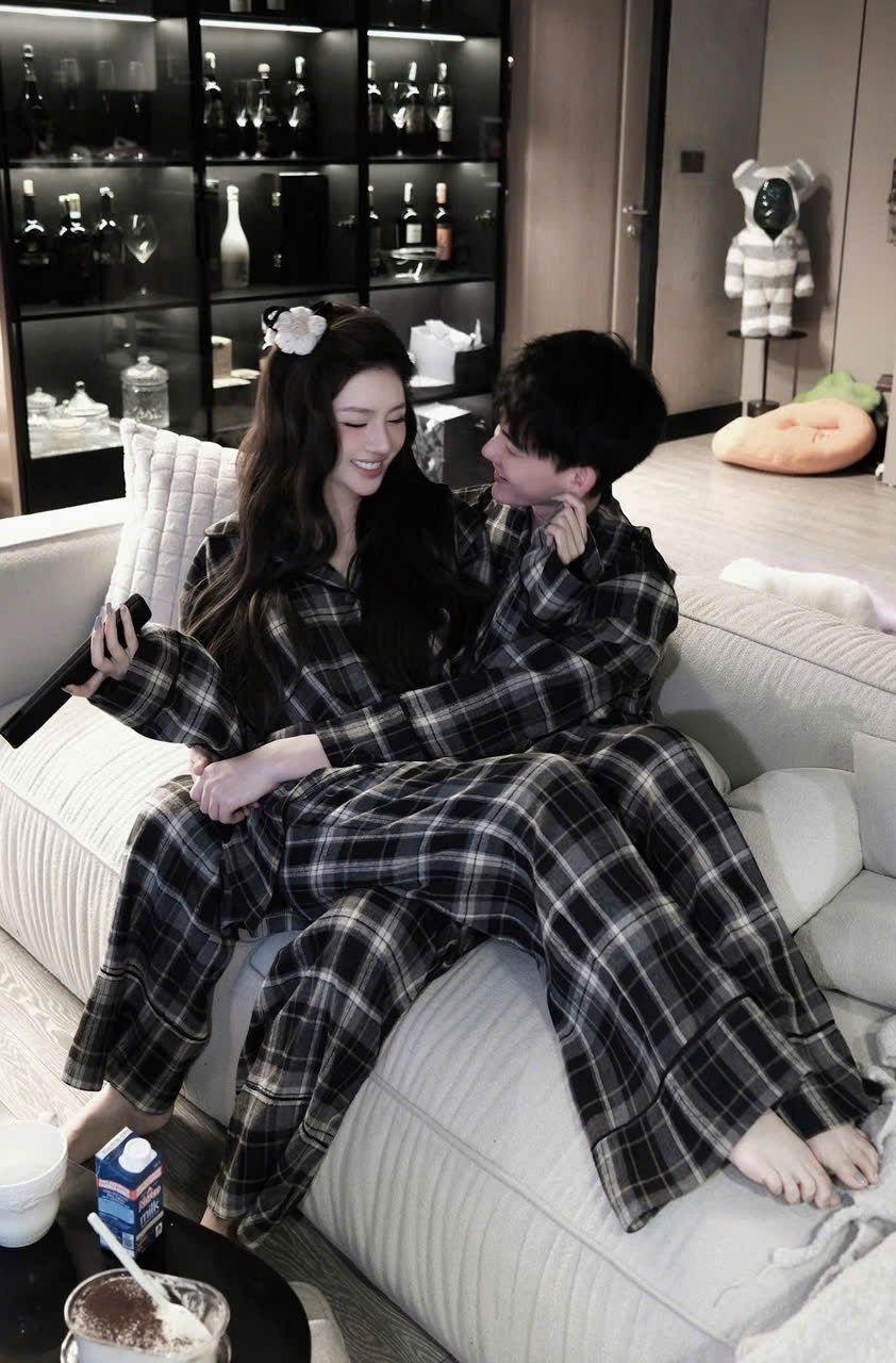  Set bộ PIJAMA áo tay dài cổ đức mix quần suông dài MPB - NAM - H83 