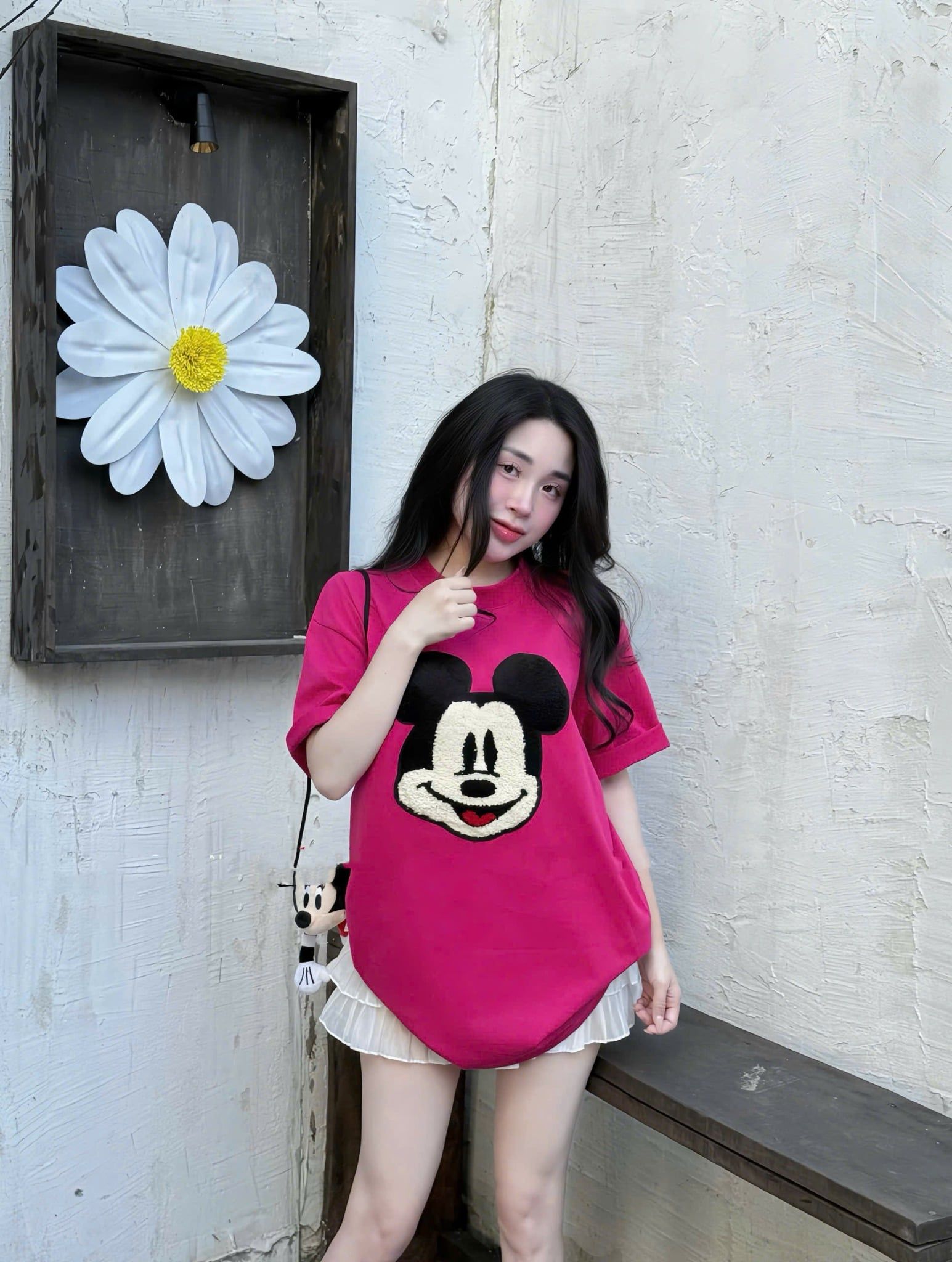  Áo thun MICKEY - HỒNG - S181 