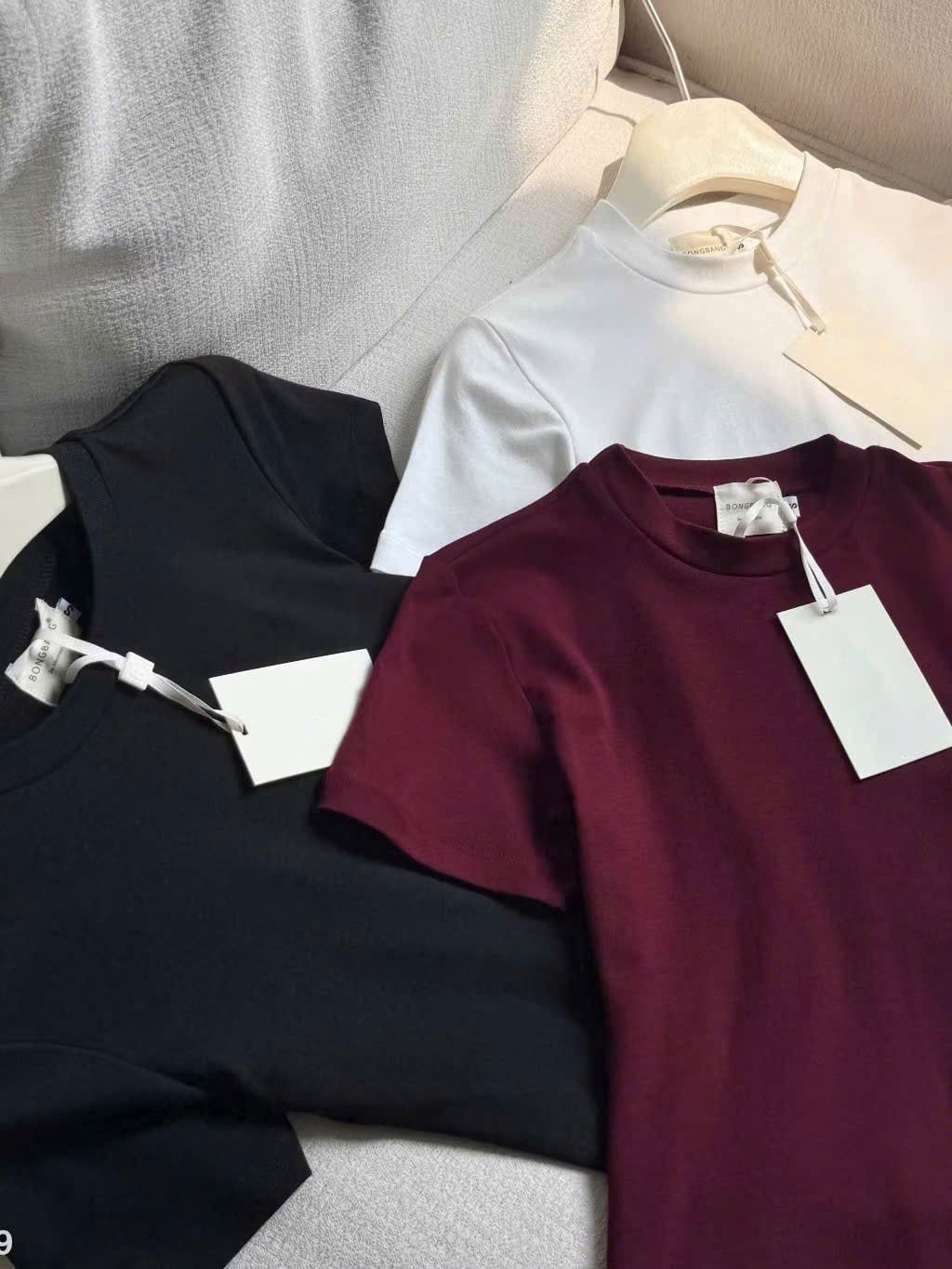  Combo 3 áo thun cổ tròn chất co dãn fix dáng - E21 
