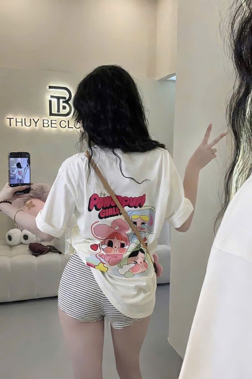  Áo thun form rộng BABYCRY - TRẮNG - S193 