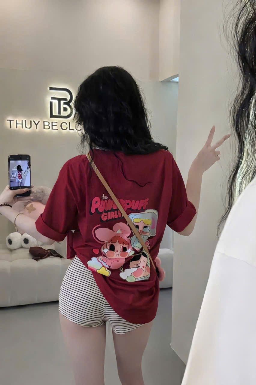  Áo thun form rộng BABYCRY - ĐỎ - S190 