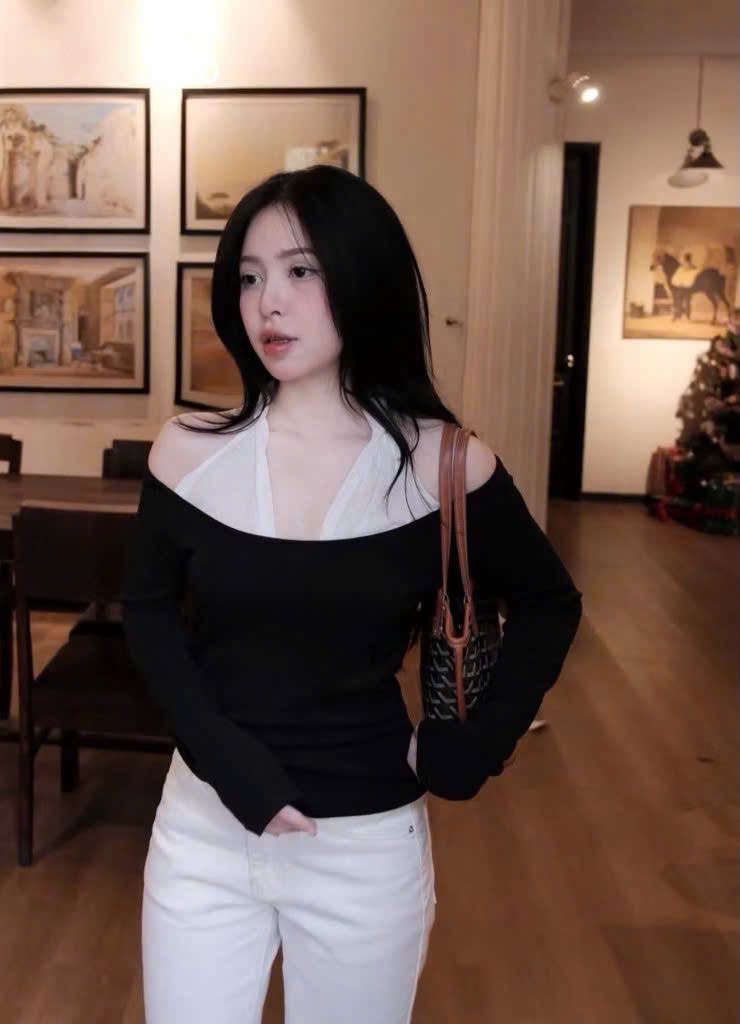  Áo tay dài phối cổ yếm siu HOT - B62 